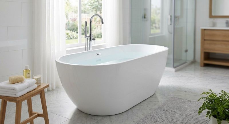 Freestanding Tub Installation in Bucks County, PA