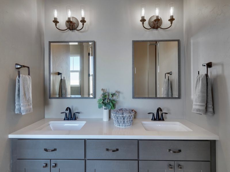 Double Vanity Area